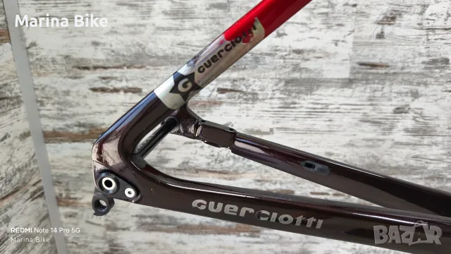 Карбонова шосейна рамка Guerciotti Veloce S Disc | M, снимка 4 - Части за велосипеди - 55365183