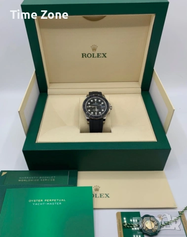 Rolex Yacht-Master 42mm White Gold Black Dial Ceramic Automatic Различни Варианти, снимка 2 - Мъжки - 54060835