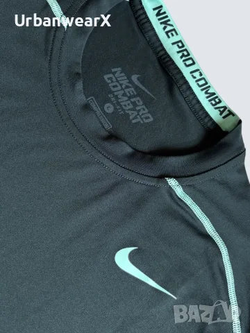 Nike pro combat мъжка спортна тениска и потник размер L, снимка 2 - Тениски - 55416764