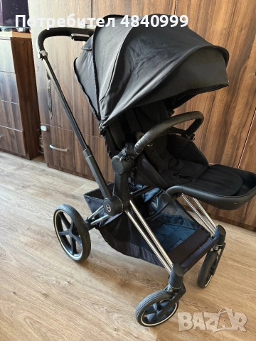 Cybex Priam Platinum Black – Премиум детска количка, отлично състояние