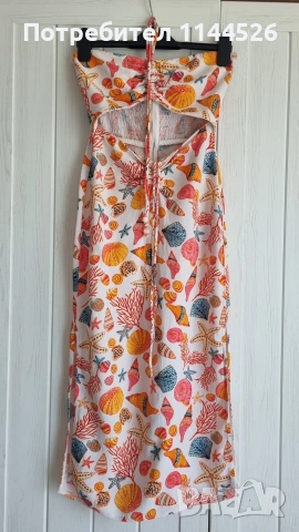 Плажна рокля Bershka, XS, снимка 4 - Рокли - 54900552