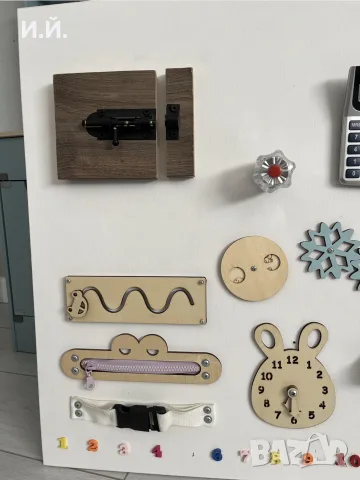 Бизи борд busy board, снимка 3 - Образователни игри - 55445599