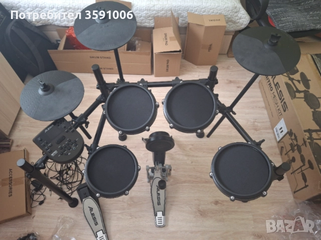 Продавам електронни барабани Alesis nitro mesh kit