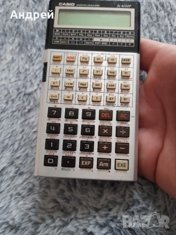 Стар калкулатор Casio FX-4000P, снимка 3 - Други ценни предмети - 54443466