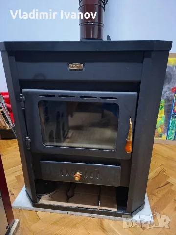 Камина Прити с водна риза 15kW, снимка 2 - Отоплителни печки - 55310429