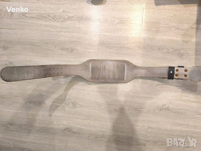 Естествен кожен колан за вдигане на тежести, снимка 5 - Спортна екипировка - 54057977