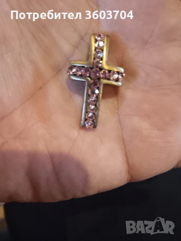 кръстче винтидж, снимка 2 - Колиета, медальони, синджири - 54366719