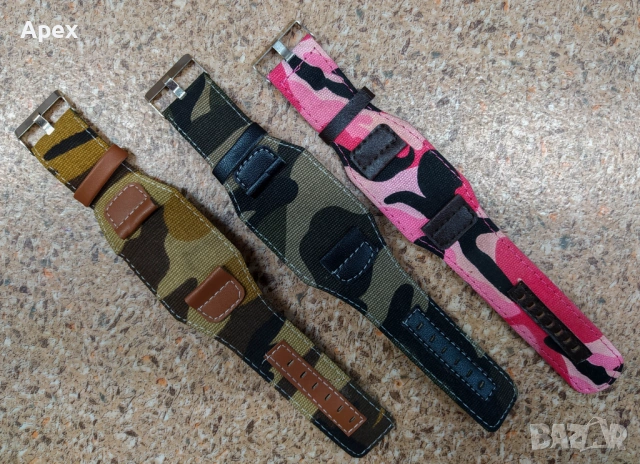 Каишки за Часовници.Смяна на Каишка за Часовник 18 20 22 24мм Seiko/Orient/Casio/Ракета/Слава/Полет, снимка 17 - Каишки за часовници - 54169372