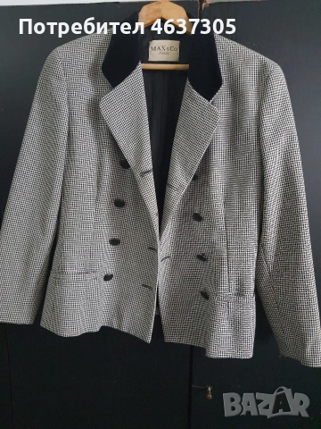 марково сако пепит с яка от кадифе