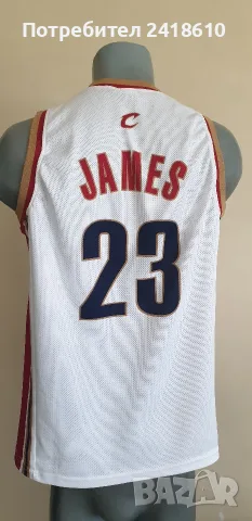 Champion NBA Cleveland Cavaliers Lebron James #23  Mens Size S НОВО! ОРИГИНАЛ! Мъжки Потник, снимка 9 - Спортни дрехи, екипи - 55443375