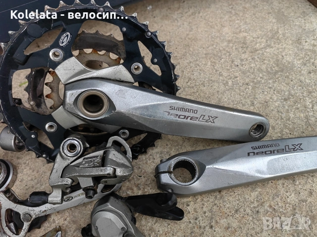 Shimano Deore LX групсет дерайльор спирачки курбели команда, снимка 2 - Части за велосипеди - 54461538