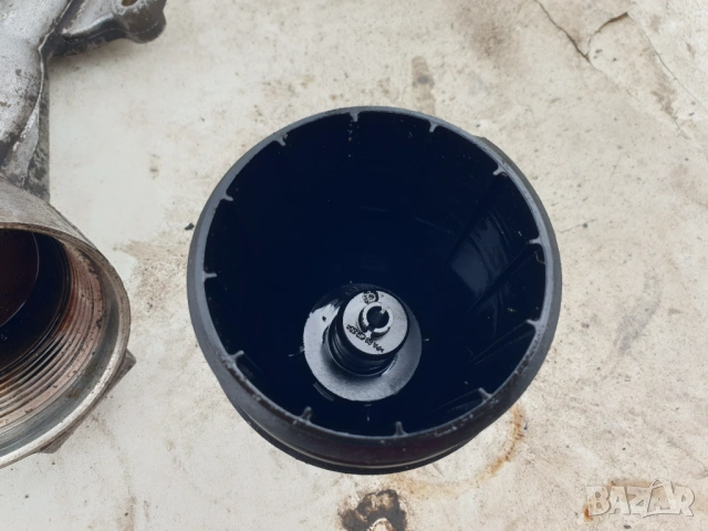 Citroen Peugeot корпус за маслен филтър 1.6 16v NFU TU5 бензин, снимка 4 - Части - 53995838