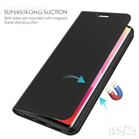 Кожен Калъф Тефтер със Стойка и Слот за Карта за Motorola Moto G47 5G / G37 5G / G37 Power 5G – 4 цв, снимка 6 - Калъфи, кейсове - 54925440
