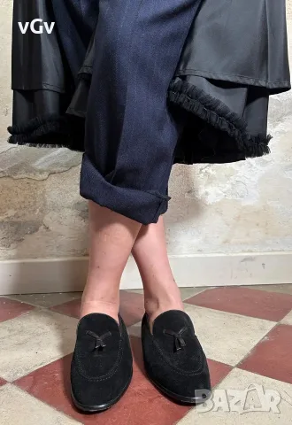 Мъжки Gucci Vintage Loafers / Мокасини - 42Е, снимка 5 - Мокасини - 55602932