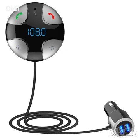 bluetooth плеър с двойно USB, за автомобил с радио приемник, снимка 2 - Друга електроника - 54527735
