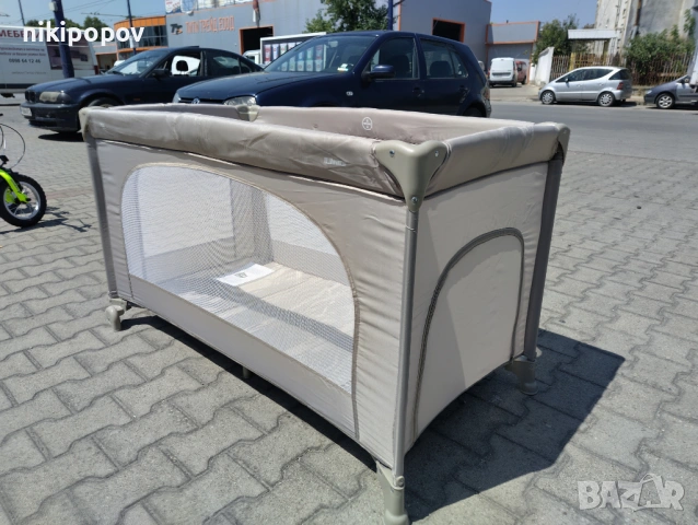 MONI Сгъваема детска кошара UNO бежов, снимка 9 - Други - 54646004