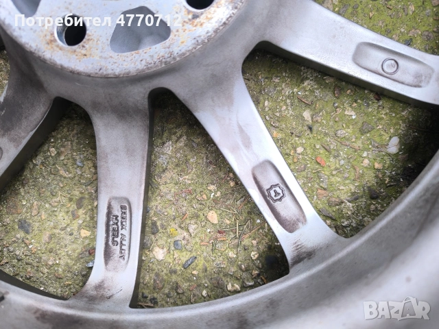 Летни гуми с джанти 225/50/R17 с dot 1325, 5x112, 66,6мм, снимка 6 - Гуми и джанти - 53978956