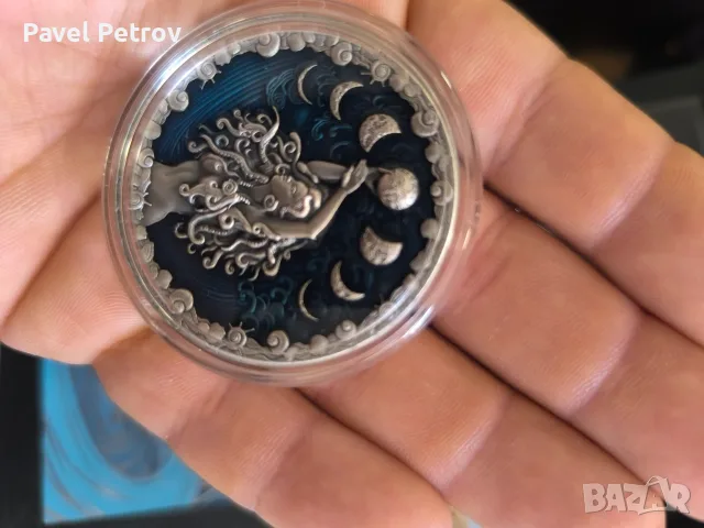 Сребърна монета , снимка 3 - Нумизматика и бонистика - 55474412