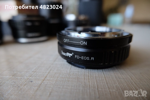 Canon FD - Canon R Adapter, снимка 4 - Обективи и филтри - 54493267