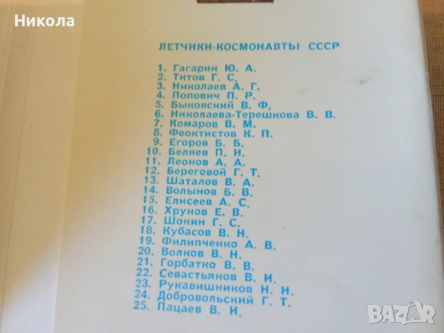 Рядък албум с Космонавти, снимка 3 - Антикварни и старинни предмети - 54592685