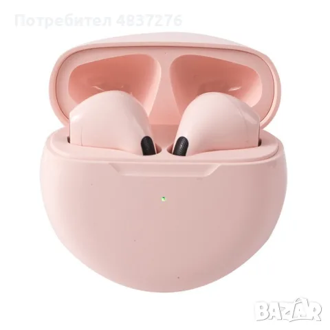 Безжични слушалки Pro 6, IPX4 водоустойчив, зареждаща се кутия. , снимка 5 - Безжични слушалки - 55606289