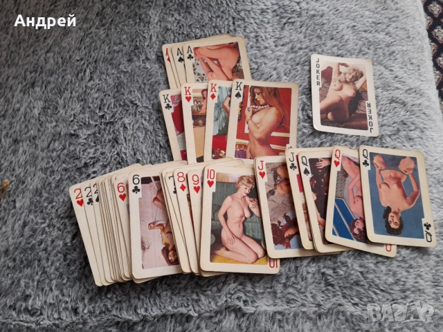 Стари Еротични карти за игра #24, снимка 2 - Други ценни предмети - 54083219