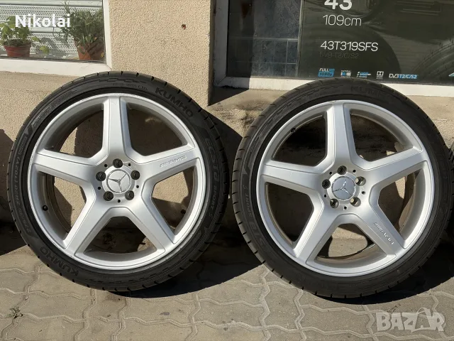 Оригинални 20" AMG Джанти Спорт Пакет за Mercedes W221 / C216 + Гуми Kumho DOT 24, снимка 3 - Гуми и джанти - 55536987