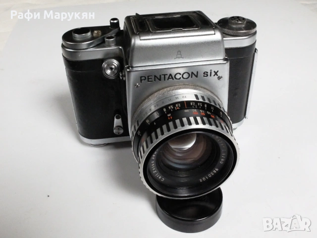 Професионален "PENTACON SIX"-6/6  с аксесоари, снимка 2 - Фотоапарати - 54490283