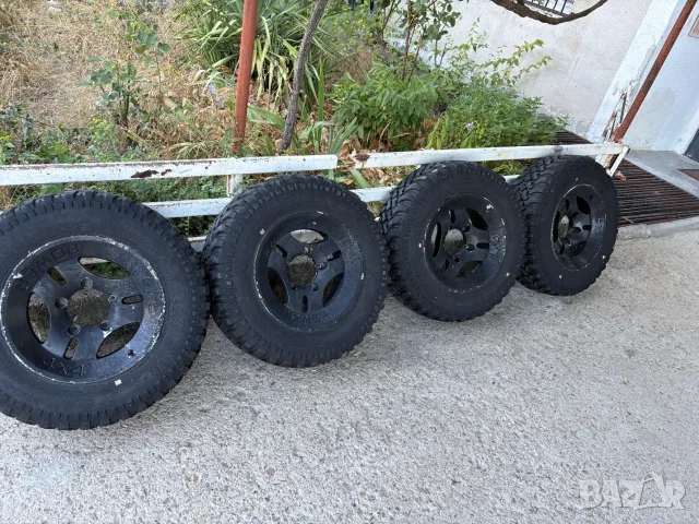 4 бр.Лети джанти с гуми 205/75/15/15-ки Сузуки Самурай ,Витара,Нива.Киа,Уаз, снимка 4 - Гуми и джанти - 55694296