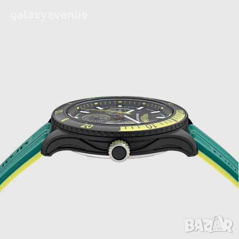 Мъжки спортен часовник Aston Martin F1 Team PIT Watch, Силиконова каишка, 46mm, снимка 3 - Мъжки - 55222192