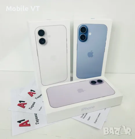 НОВ! iPhone 17 256GB White / Blue / Lavender / Black / Sage 2г.ГАРАНЦИЯ!, снимка 2 - Apple iPhone - 55492177
