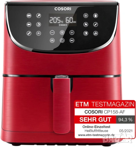 Еър Фрайър Cosori CP158 Air Fryer 5.5L Red