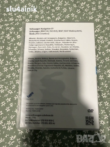 Диск за инсталация на карта за RNS 510 и RNS 810, снимка 2 - Части - 54461866