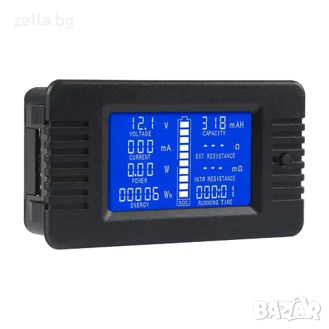 DC соларен електромер 0-200V 100A/300A – LCD волтметър и амперметър за фотоволтаични системи 10258, снимка 14 - Друга електроника - 54661901
