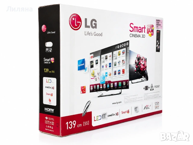 Телевизор LG 55LA860W за части, снимка 2 - Телевизори - 54813201