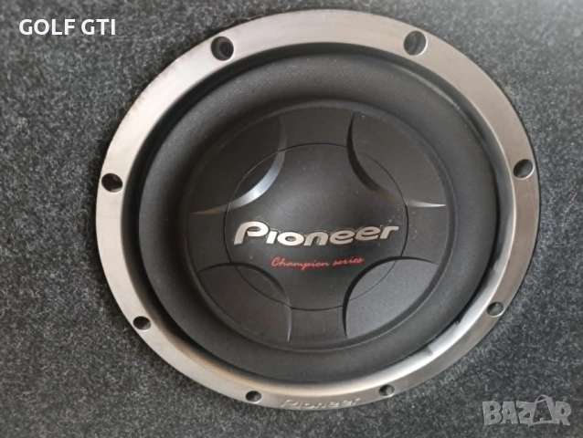 Бас 12 Pioneer + усилвател и кабели, снимка 4 - Тонколони - 54535389