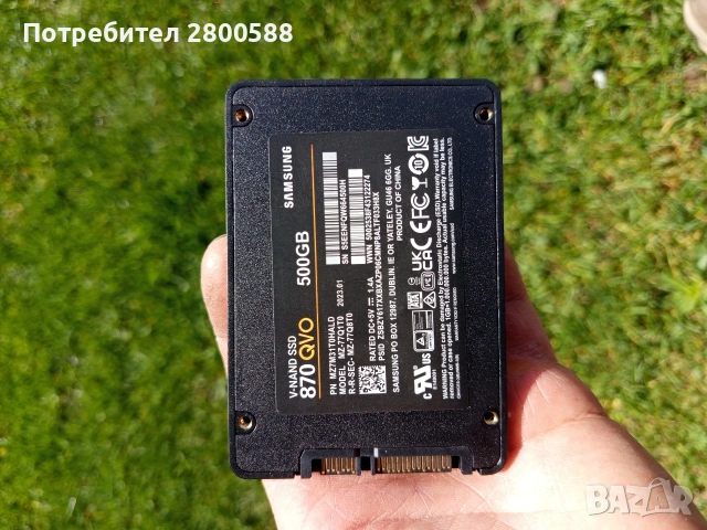 Samsung 870 EVO 500GB SSD, снимка 4 - Твърди дискове - 53982269