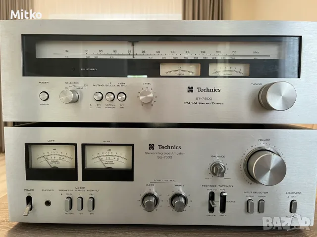 Винтидж сет Technics SU-7300 + ST-7600 - КАТО НОВИ
