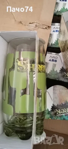 Стъклени чаши 250мл. Shrek. , снимка 5 - Чаши - 55421932