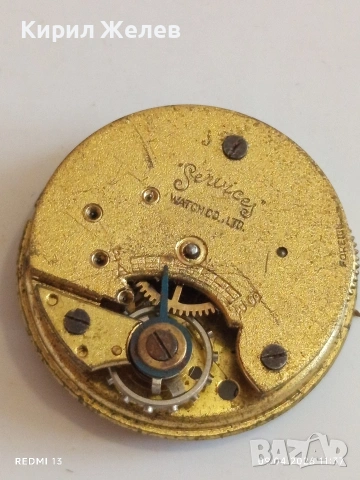 Три стари механизми за механичен часовник за части КОЛЕКЦИЯ 29626, снимка 4 - Антикварни и старинни предмети - 54144302