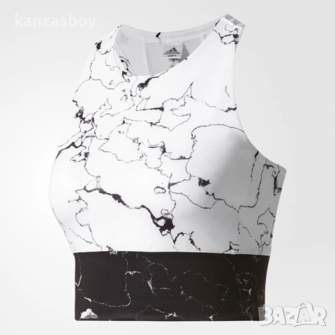 adidas sport bra - страхотно дамско бюстие КАТО НОВО XL, снимка 3 - Корсети, бюстиета, топове - 54662801