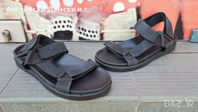 Английски сандали естествена кожа-Clarks, снимка 5 - Мъжки сандали - 55461081