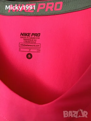 NIKE PRO дамска тениска DRI-FIT , снимка 4 - Тениски - 55332400