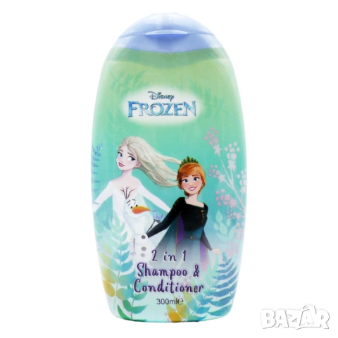 Детски шампоан и балсам 2в1 Disney Frozen Замръзналото кралство Елза и Анна 300 мл. 