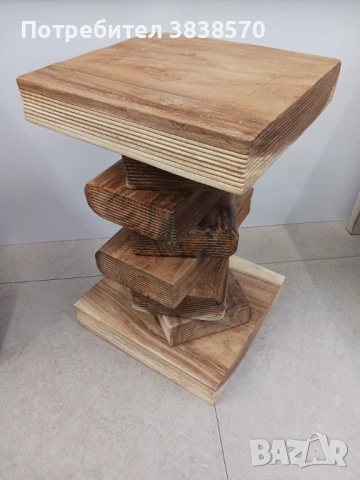 Ръчно изработена маса книга 