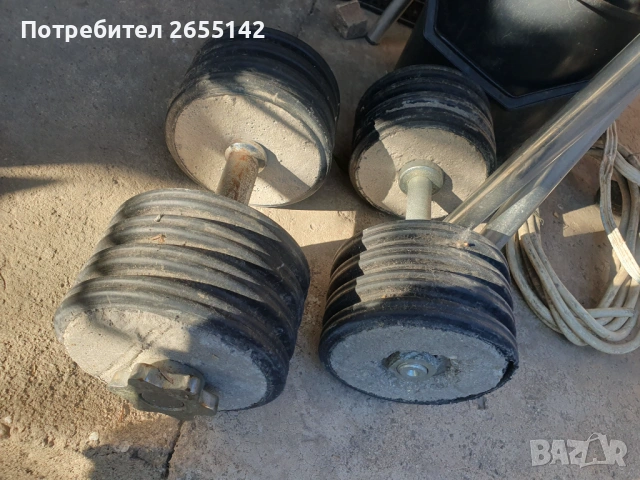 Дъмбели , лежанка, снимка 4 - Фитнес уреди - 54710642