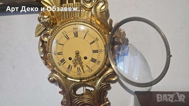 Голям стенен дървен часовник, снимка 5 - Декорация за дома - 54766897