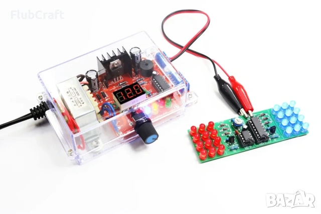 Комплект LM317 Захранващ модул, 220V към 1.25V-12.5V, снимка 2 - Друга електроника - 54901504