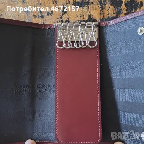 портфейл и ключодържател антики NAZARЕNO GABRIELLI оригинал, снимка 12 - Портфейли, портмонета - 55586067