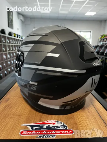 TОП ЦЕНА Мото каска за мотор MT Helmets Thunder 3 ,XS 53-54см.,вградени очила,2 виз. 195.56 лв. / 99, снимка 3 - Аксесоари и консумативи - 55496307